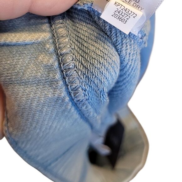 J.Jill Women's Washed Blue Cotton Skirt Size MP NWT - Picture 7 of 7